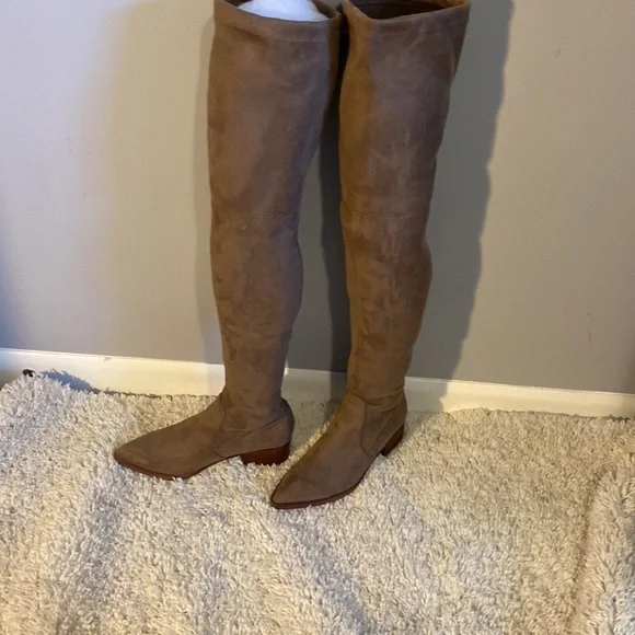 NWOT STEVE MADDEN FOR ANTHRO JESTIK SUEDE OTK BOOT SZ 6(fits like a 7.5) - Picture 8 of 11